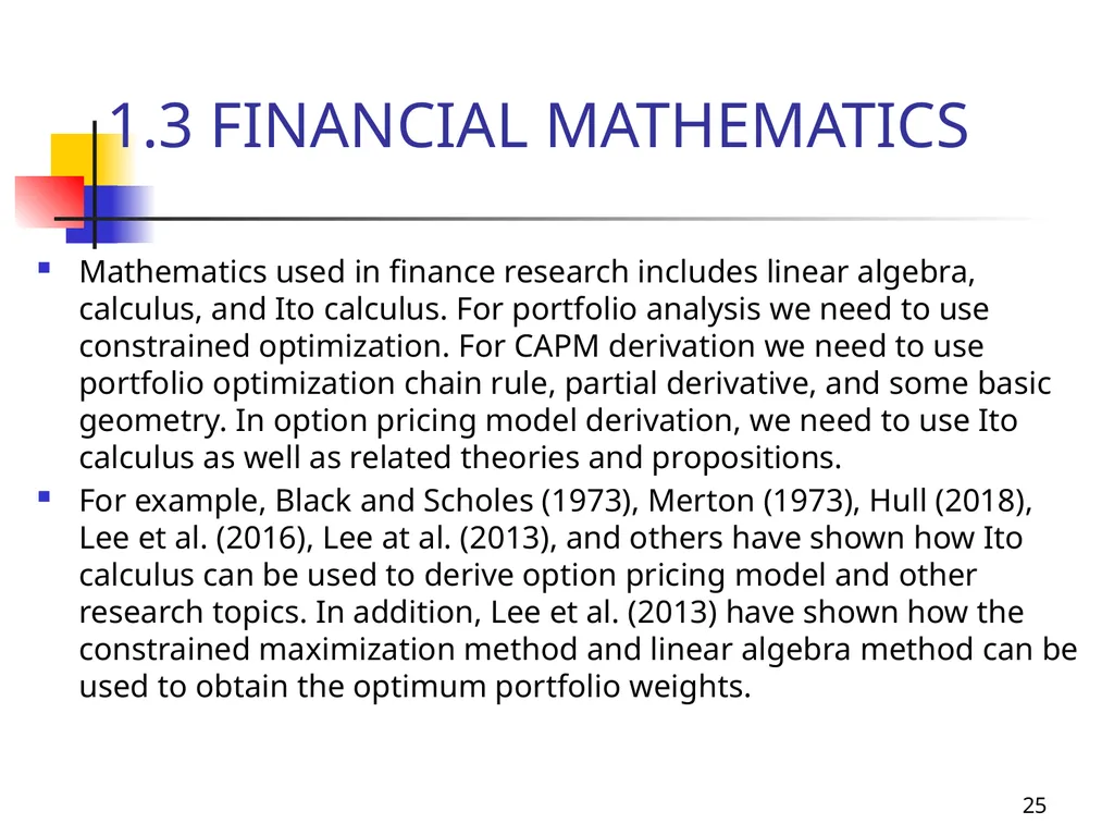 1 Introduction to Financial Econometrics, - slide 25 of 67