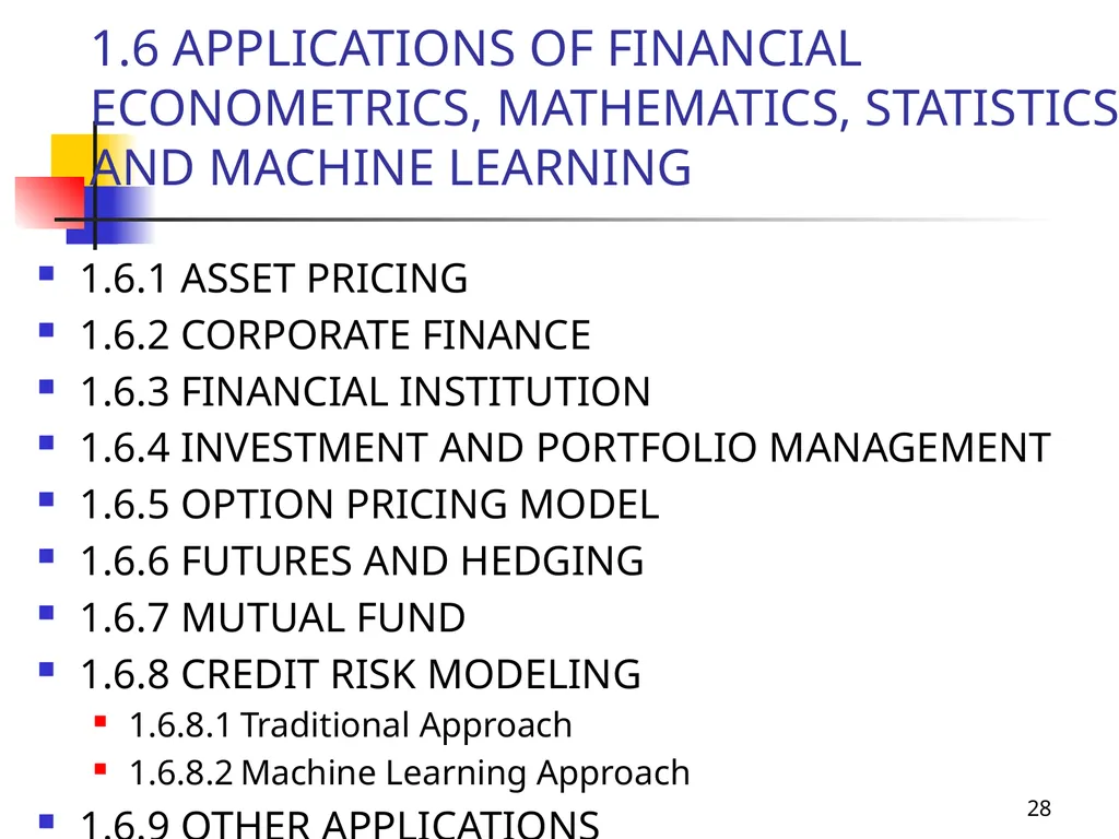 1 Introduction to Financial Econometrics, - slide 28 of 67