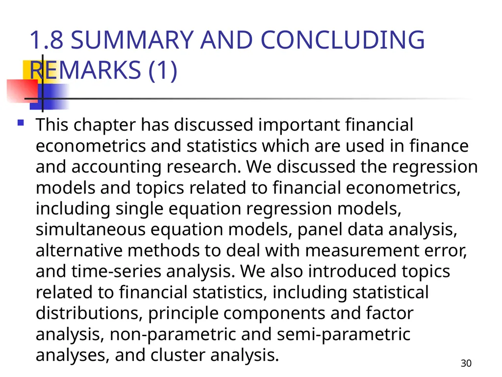 1 Introduction to Financial Econometrics, - slide 30 of 67