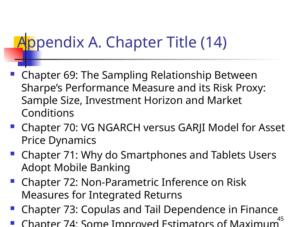 1 Introduction to Financial Econometrics, - slide 45 of 67