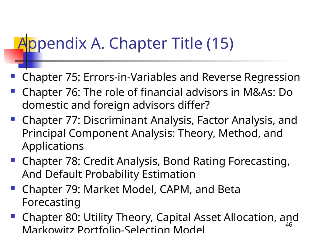 1 Introduction to Financial Econometrics, - slide 46 of 67