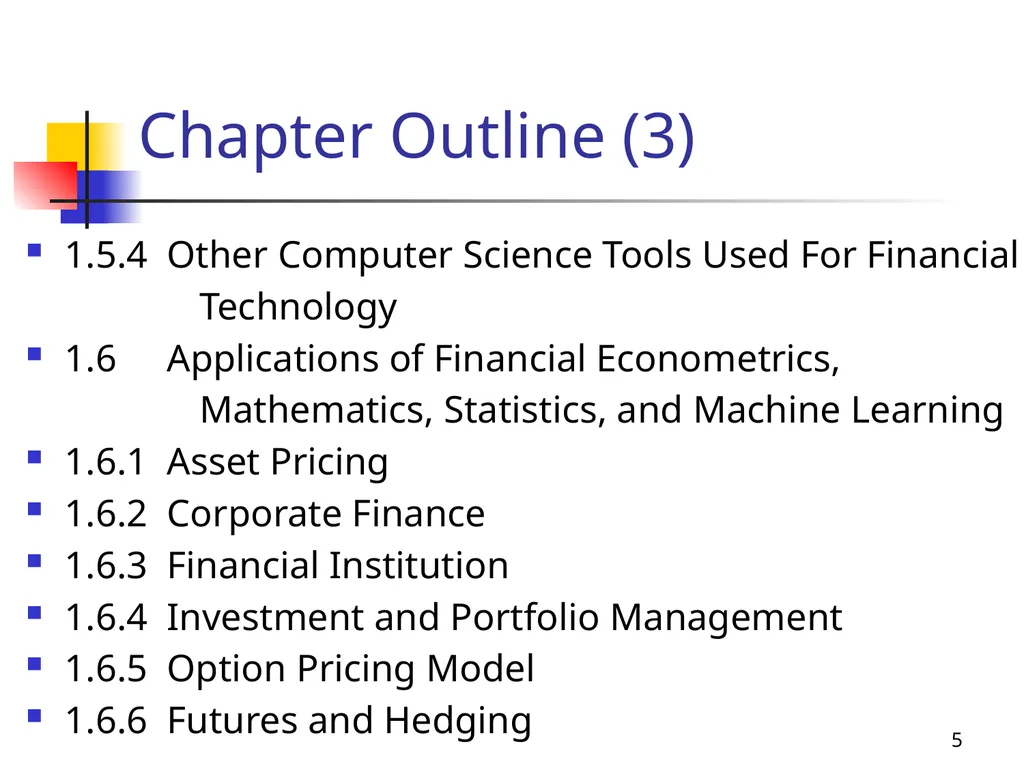 1 Introduction to Financial Econometrics, - slide 5 of 67
