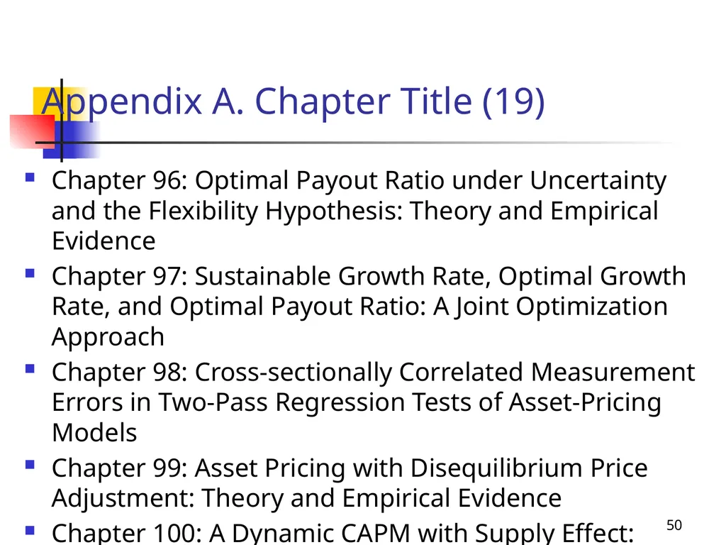 1 Introduction to Financial Econometrics, - slide 50 of 67