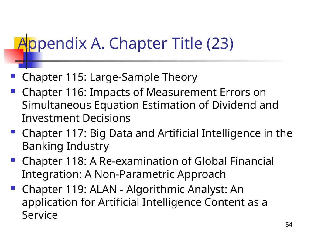1 Introduction to Financial Econometrics, - slide 54 of 67