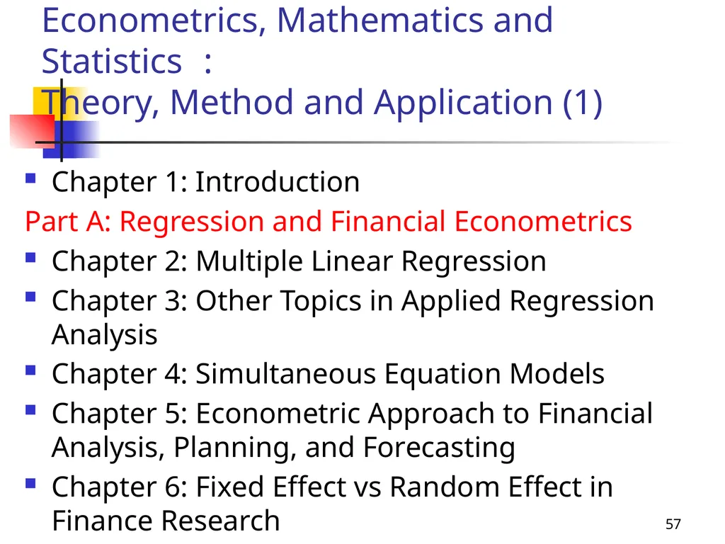 1 Introduction to Financial Econometrics, - slide 57 of 67