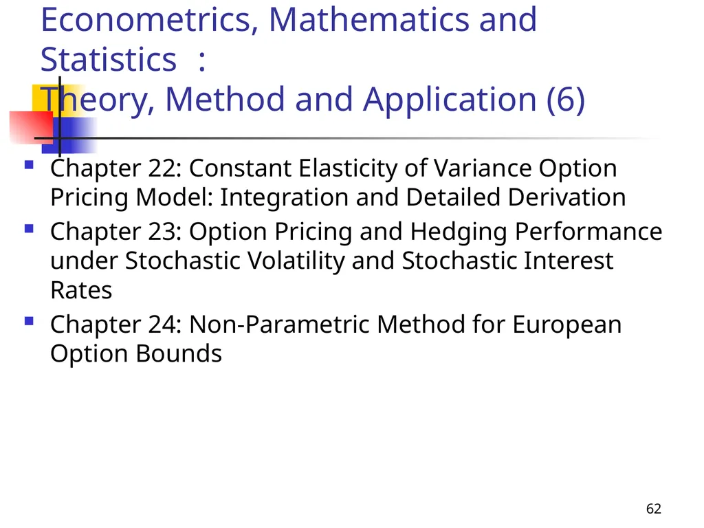 1 Introduction to Financial Econometrics, - slide 62 of 67