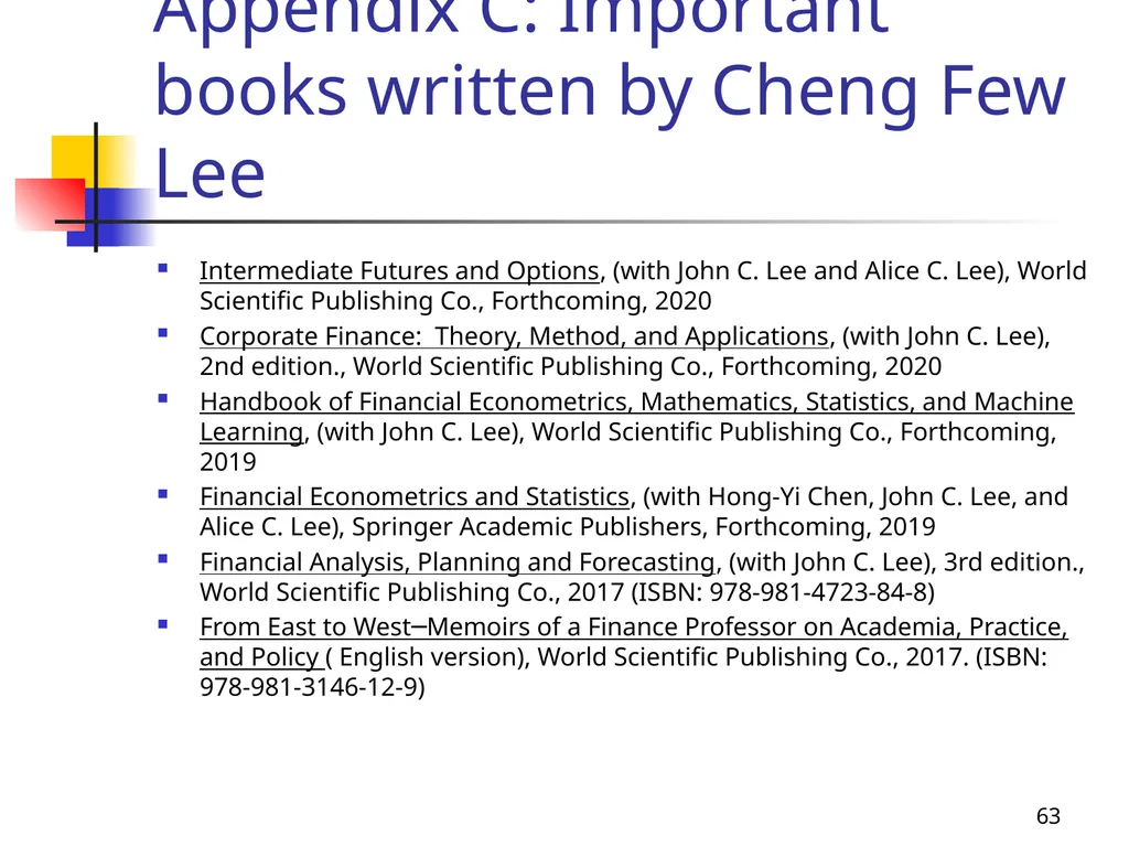 1 Introduction to Financial Econometrics, - slide 63 of 67