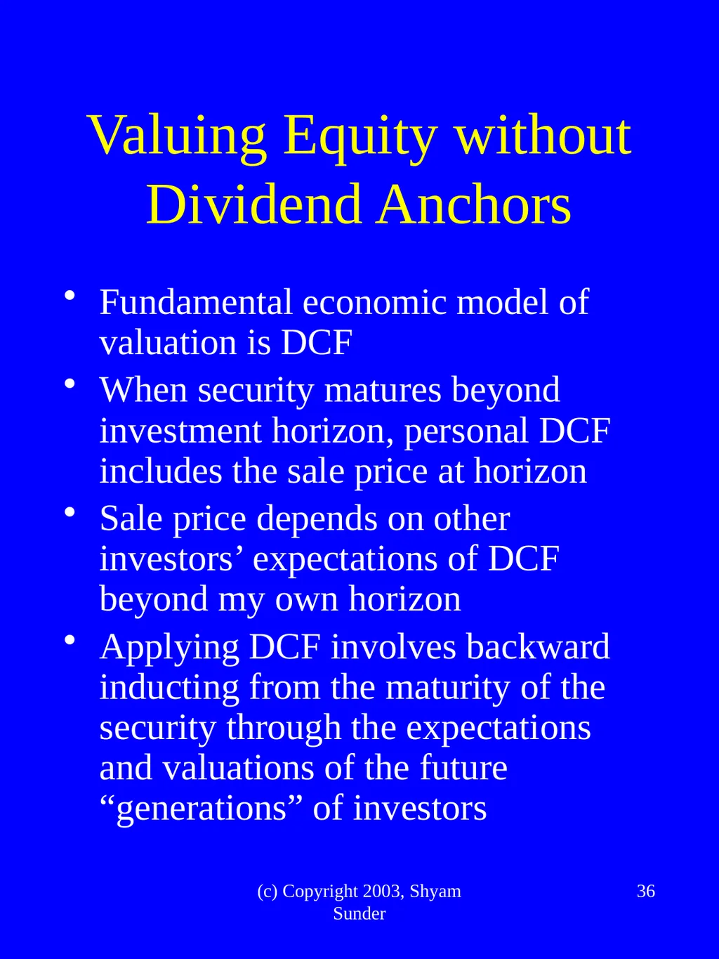 What Have We Learned from Experimental FInance? - slide 36 of 46