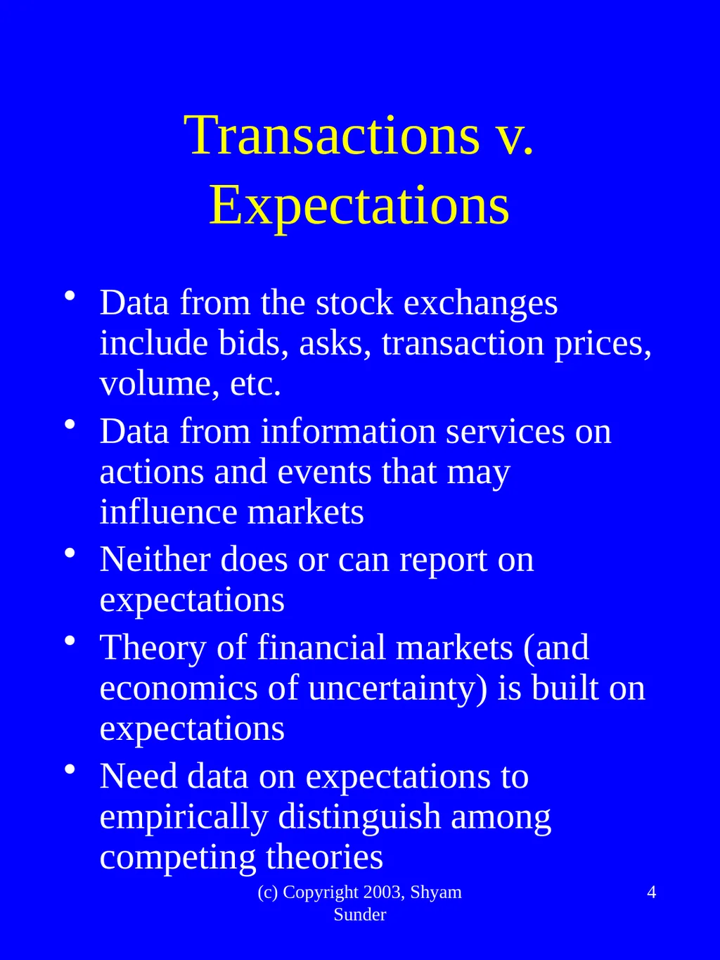 What Have We Learned from Experimental FInance? - slide 4 of 46