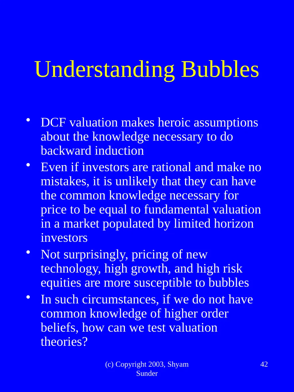What Have We Learned from Experimental FInance? - slide 42 of 46