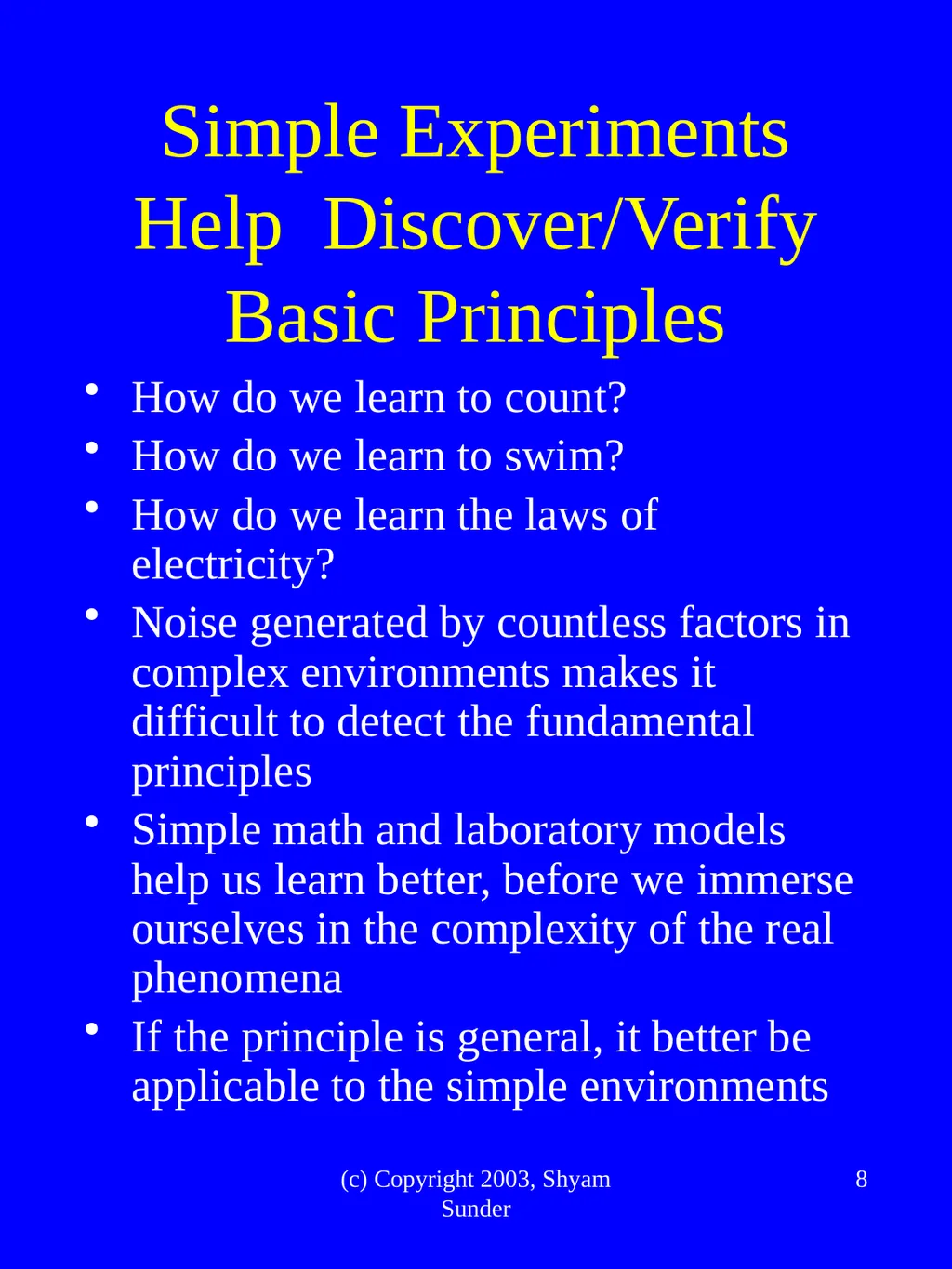 What Have We Learned from Experimental FInance? - slide 8 of 46