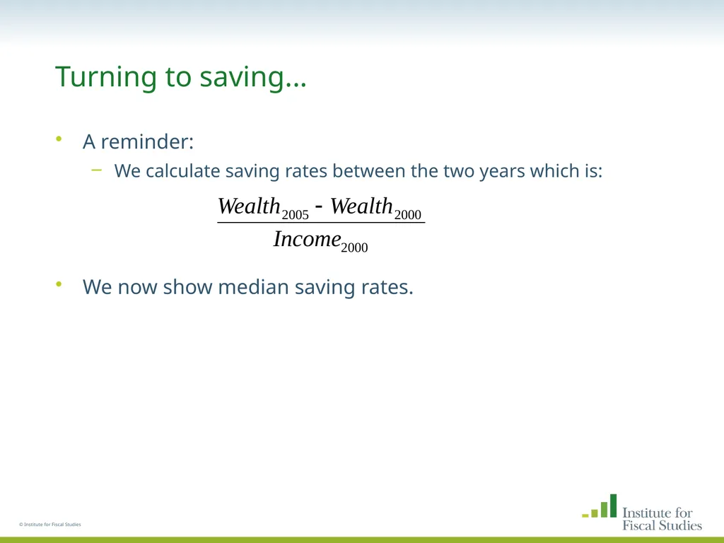 © Institute for Fiscal Studies The wealth and - slide 26 of 35
