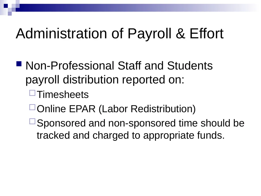 Effort Reporting Overview Summer 2023 Goals of - slide 16 of 27