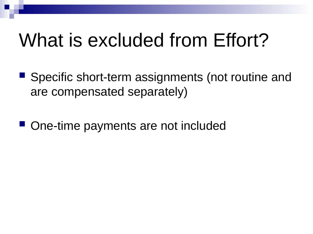 Effort Reporting Overview Summer 2023 Goals of - slide 9 of 27