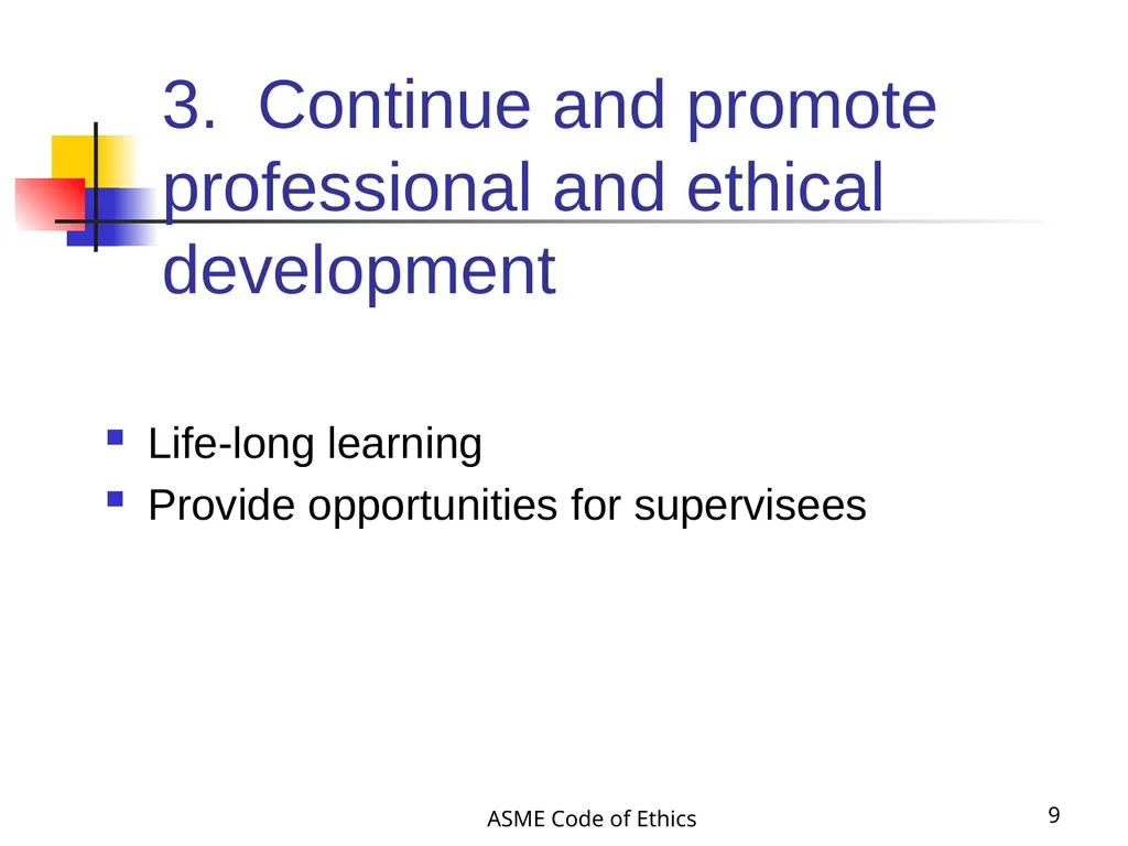ASME Code of Ethics 1 Engineering Ethics - slide 9 of 18
