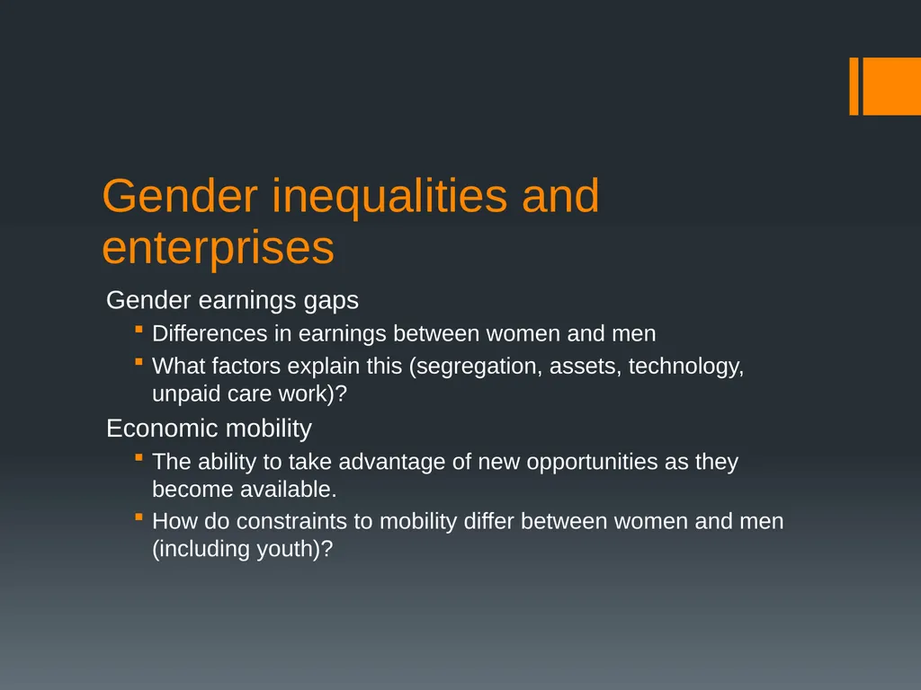 Incorporating a Gender Perspective into Economic - slide 12 of 15