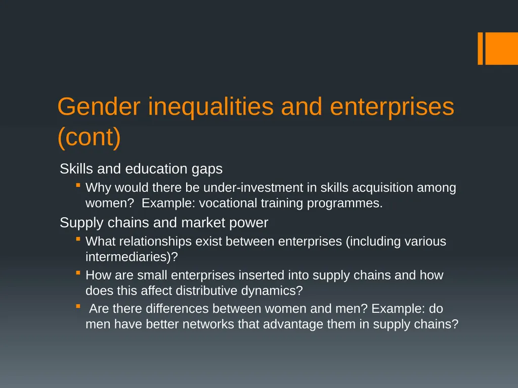 Incorporating a Gender Perspective into Economic - slide 13 of 15