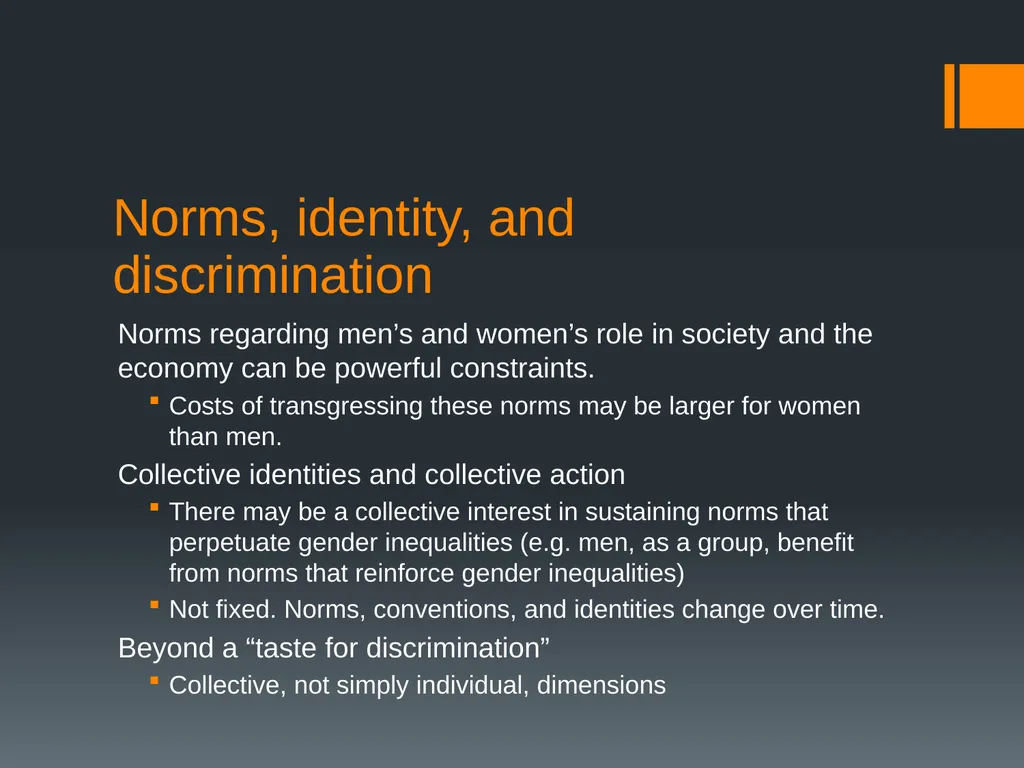Incorporating a Gender Perspective into Economic - slide 9 of 15