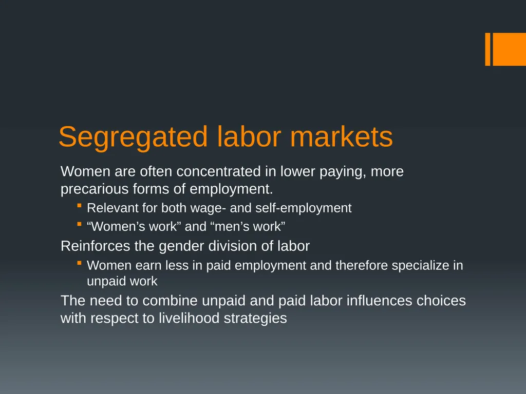 Incorporating a Gender Perspective into Economic - slide 7 of 15