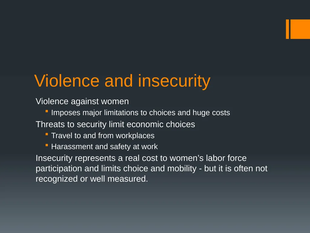 Incorporating a Gender Perspective into Economic - slide 11 of 15
