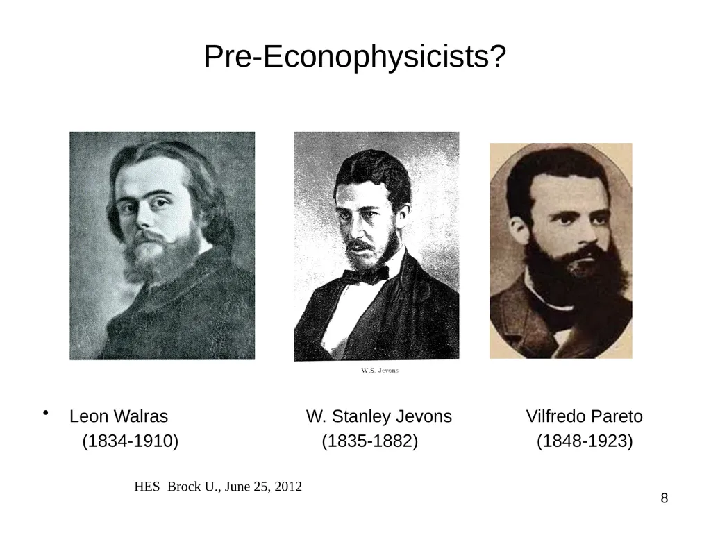 Ergodicity, Econophysics and the History of - slide 8 of 19