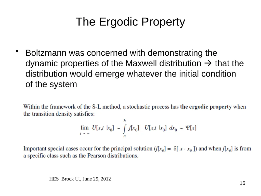 Ergodicity, Econophysics and the History of - slide 16 of 19