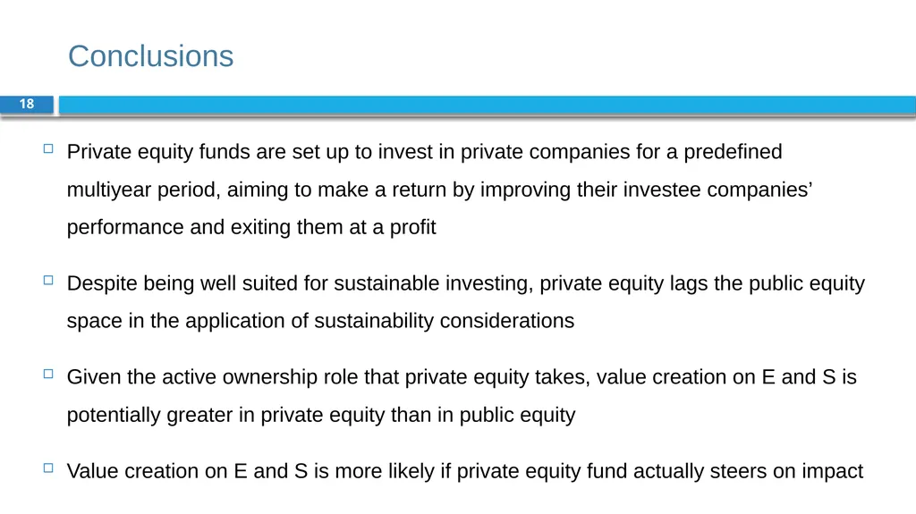 Corporate Finance for Long-Term Value Chapter 10: - slide 18 of 18