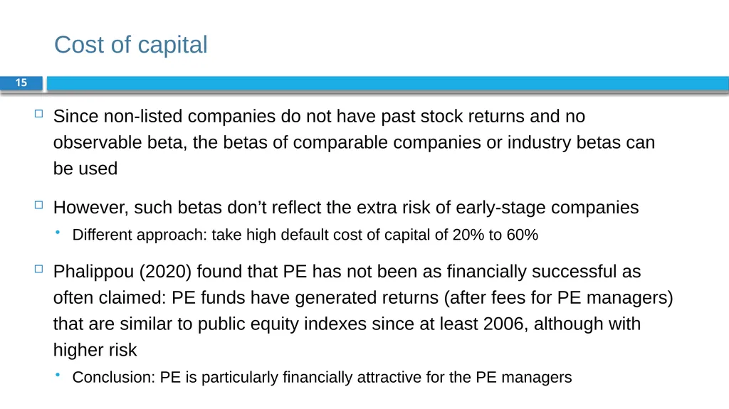 Corporate Finance for Long-Term Value Chapter 10: - slide 15 of 18