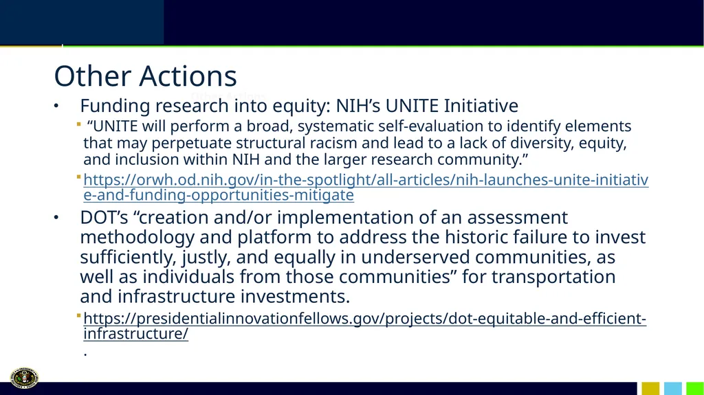 Equity and Innovation in Grants Management Joel - slide 8 of 8