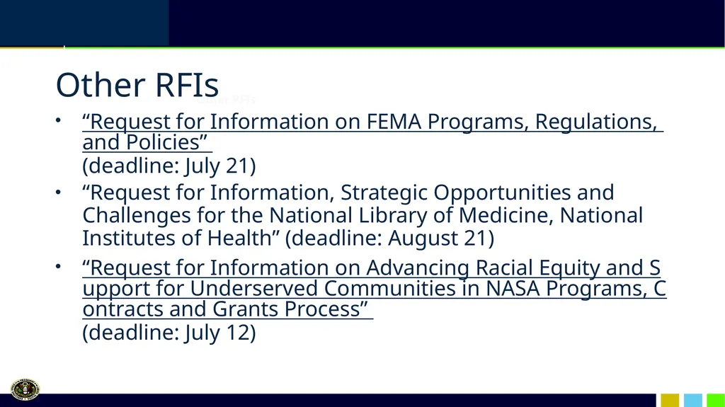 Equity and Innovation in Grants Management Joel - slide 5 of 8