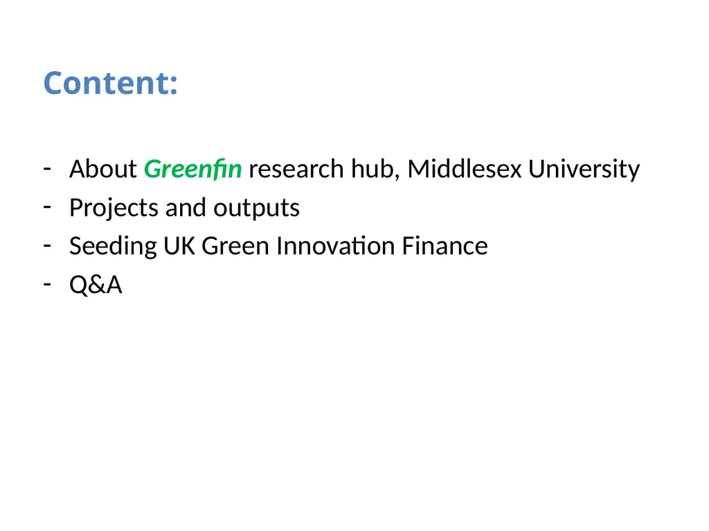 Seeding Green Innovation: Lessons for SME Finance - slide 2 of 21