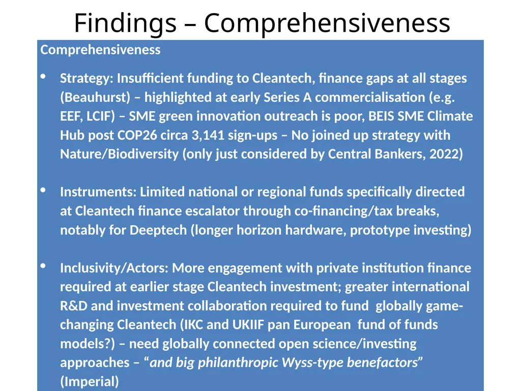 Seeding Green Innovation: Lessons for SME Finance - slide 15 of 21