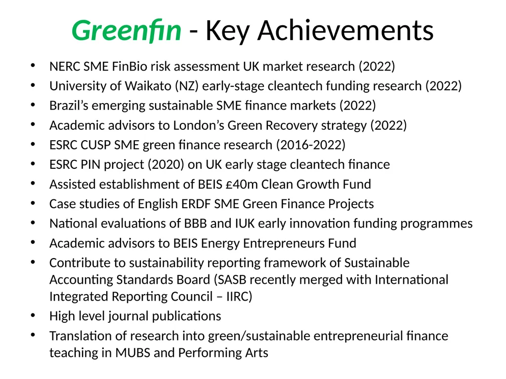Seeding Green Innovation: Lessons for SME Finance - slide 4 of 21