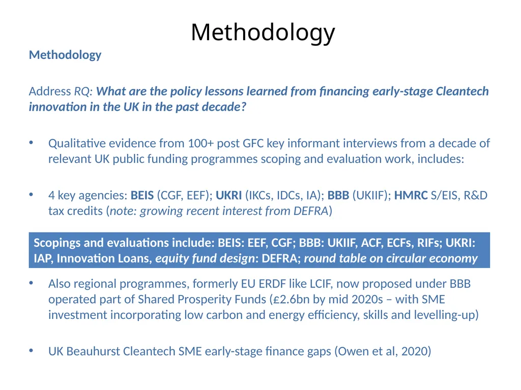 Seeding Green Innovation: Lessons for SME Finance - slide 6 of 21