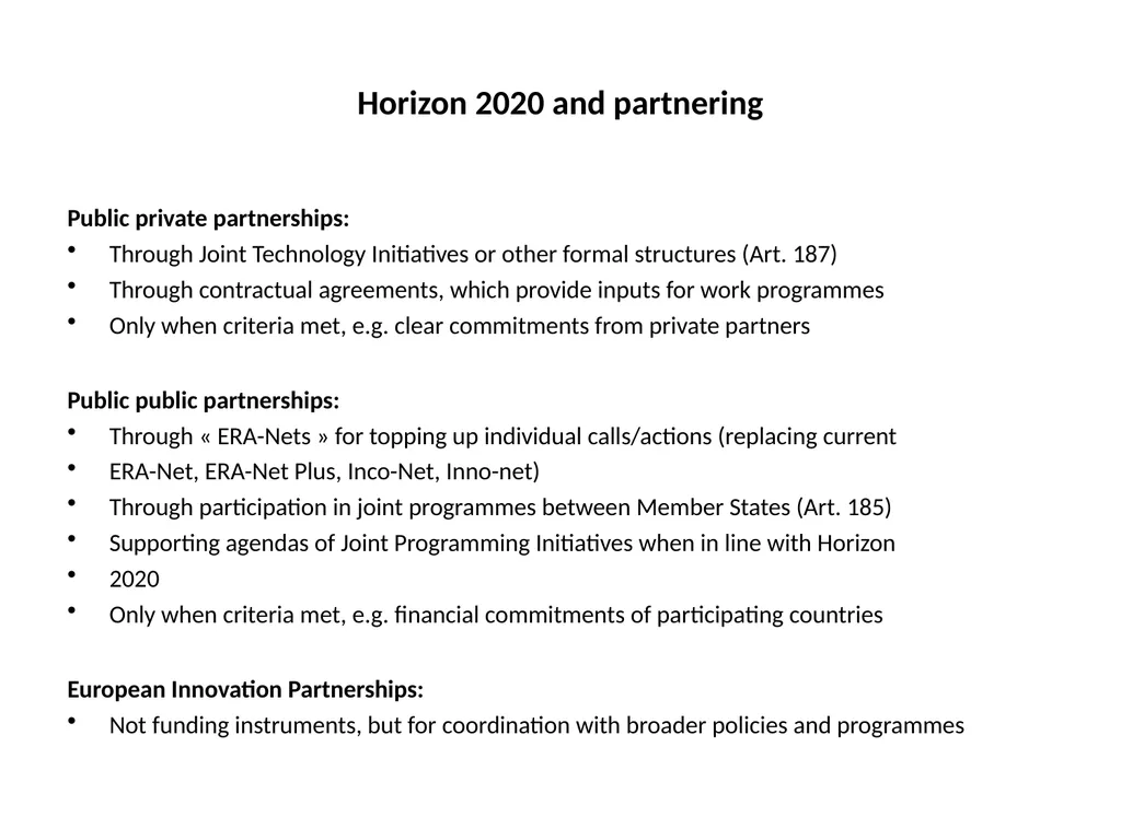 HORIZON 2020 Budget and financial instruments Dr. - slide 5 of 8