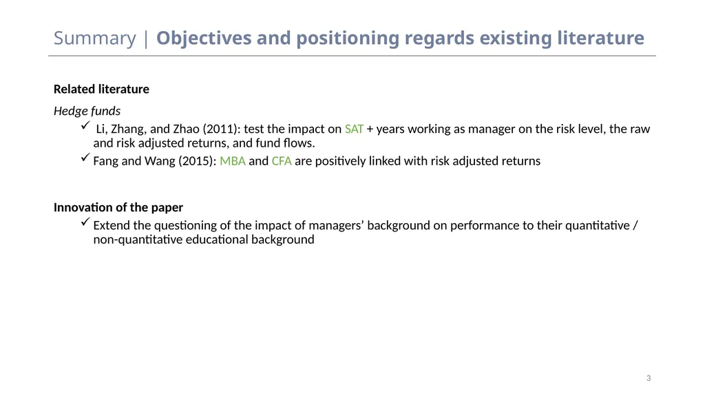 Discussion – Do you need to be a quant to - slide 3 of 25