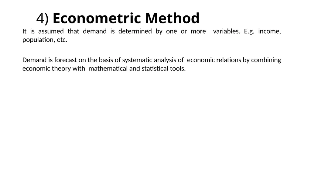 Demand Forecasting Mrs Sarika Singh FMS MLSU - slide 18 of 21