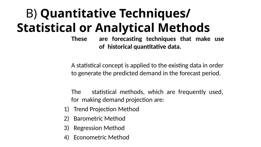 Demand Forecasting Mrs Sarika Singh FMS MLSU - slide 11 of 21