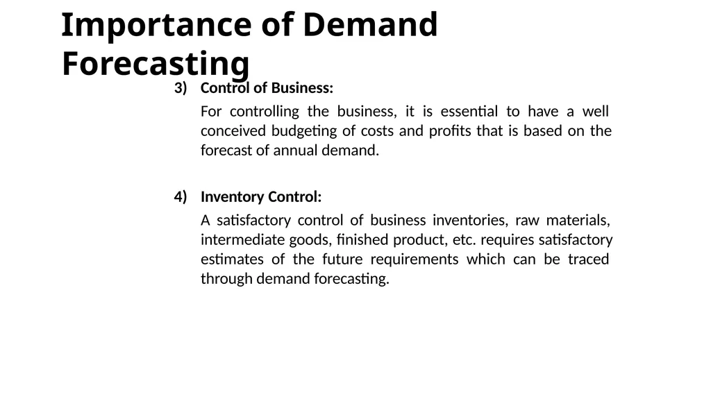 Demand Forecasting Mrs Sarika Singh FMS MLSU - slide 20 of 21