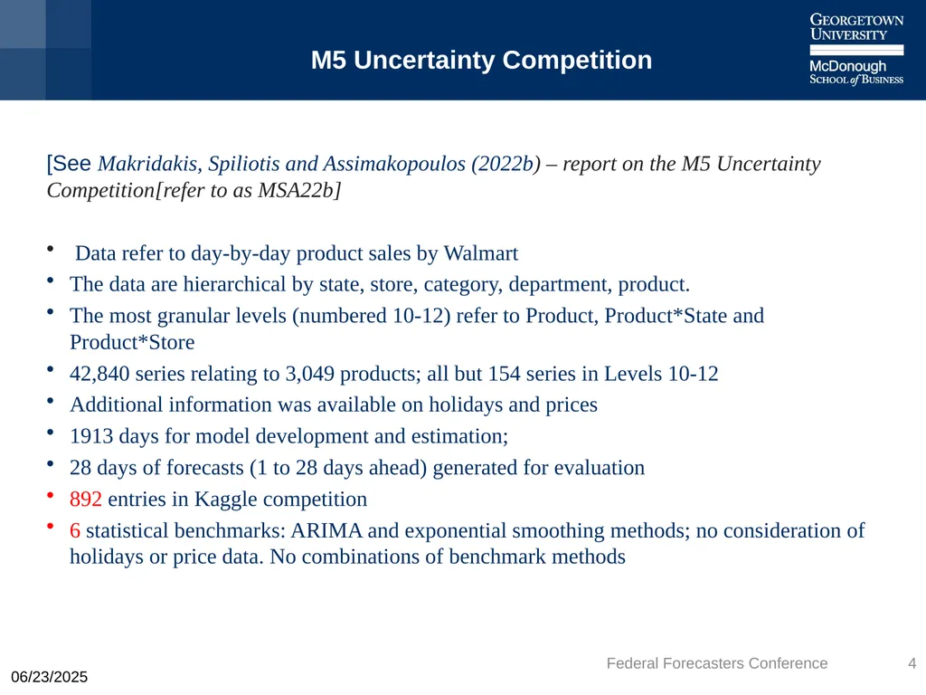 Machine Learning is Better – But When? Keith Ord - slide 4 of 25