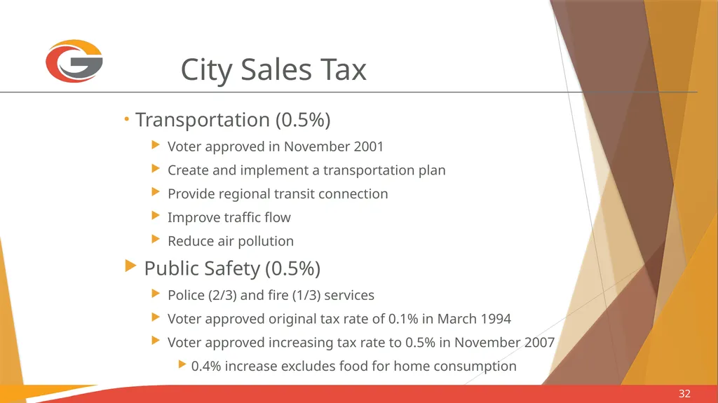 Sales Tax Forecasting Does One Size Fit All? Town - slide 32 of 42
