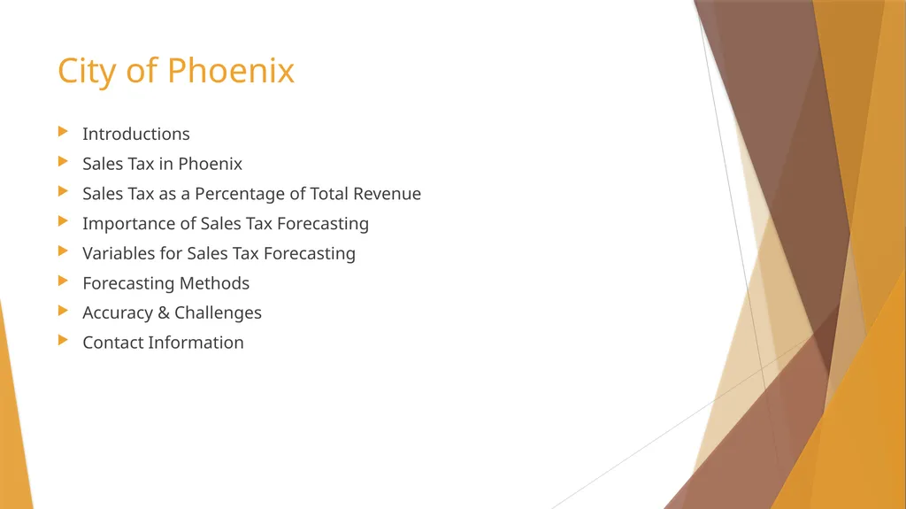 Sales Tax Forecasting Does One Size Fit All? Town - slide 22 of 42
