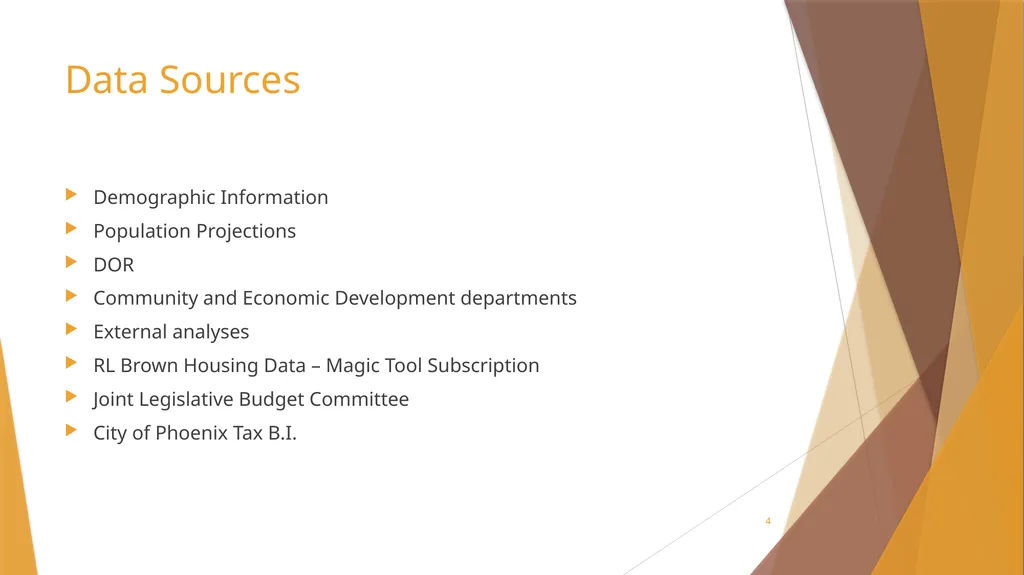 Sales Tax Forecasting Does One Size Fit All? Town - slide 4 of 42