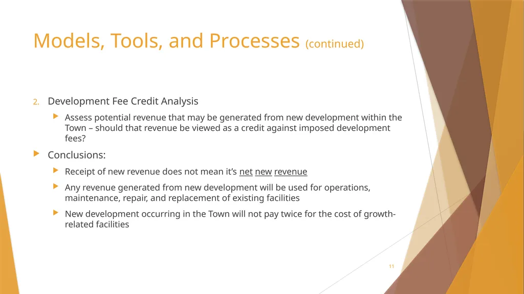 Sales Tax Forecasting Does One Size Fit All? Town - slide 11 of 43