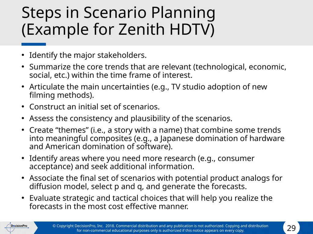 Forecasting Forecasting Problems and Methods New - slide 29 of 41