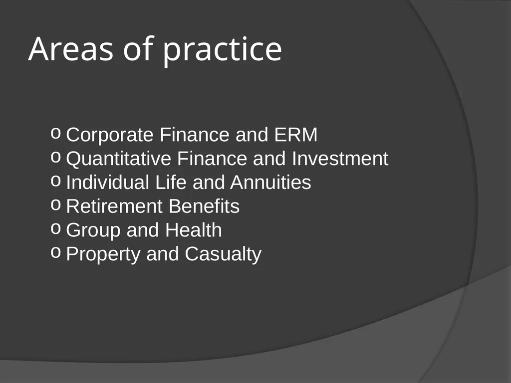 Becoming an Actuary Introductions Patrick Mannion - slide 6 of 15