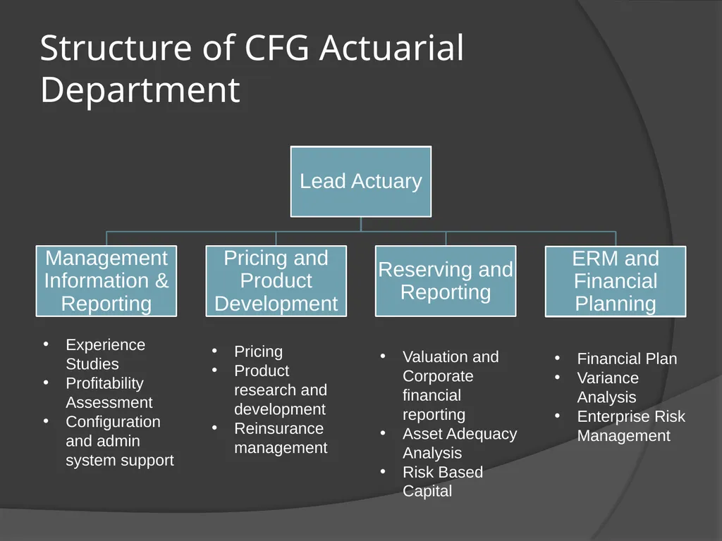 Becoming an Actuary Introductions Patrick Mannion - slide 4 of 15