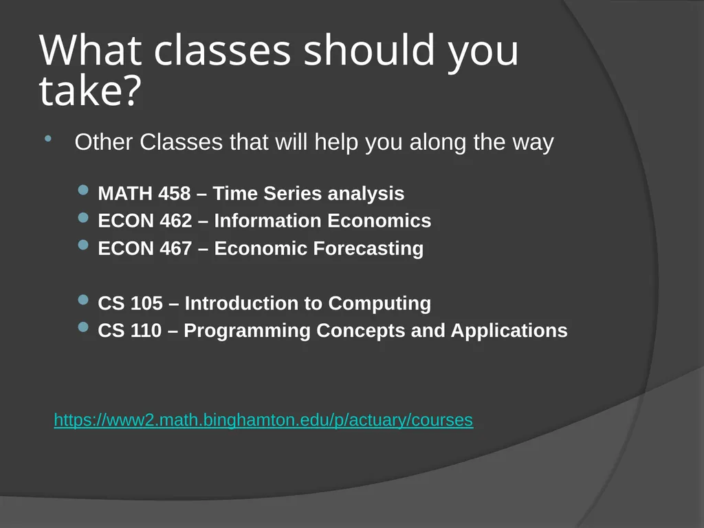 Becoming an Actuary Introductions Patrick Mannion - slide 9 of 15