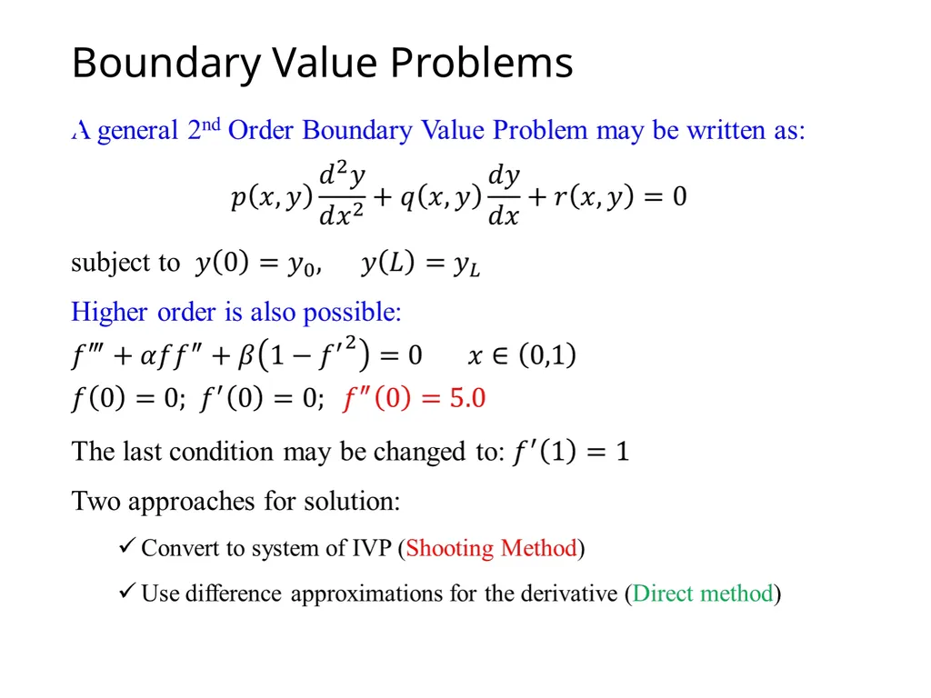 Ordinary Differential Equation The methods for - slide 3 of 36