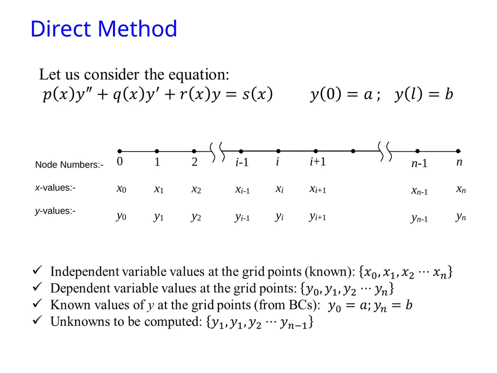 Ordinary Differential Equation The methods for - slide 8 of 36